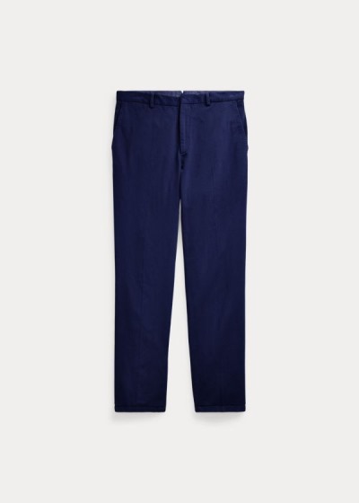 Pantalones De Traje Polo Ralph Lauren Hombre Azul Claro Marino - Stretch Chino - VBGNI9231